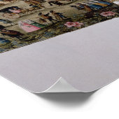 Poster Ventilateur représentant la Plaza de la Cebada, Ma (Coin)