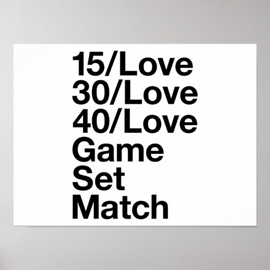 Poster Ventilateur TENNIS (Devant)