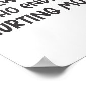 Poster Ventilation de la tête à thème blessée Cool triste (Coin)