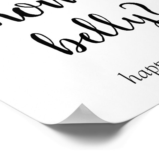 Poster Ventre simple Mommys | Jeu de devinette de script  (Coin)