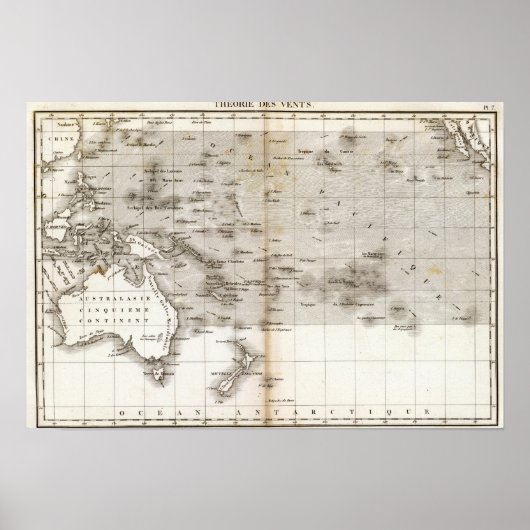 Poster Vents Ocean Pacifique (Devant)