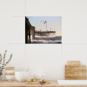 Poster Ventura Pier Waves | El Nino (Cuisine)