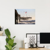 Poster Ventura Pier Waves | El Nino (Bureau à domicile)