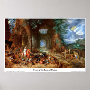 Poster Vénus à la forge de Vulcain