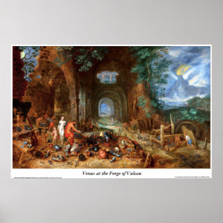 Poster Vénus à la forge de Vulcain