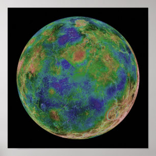 Poster Vénus a porté sur le Pôle du sud