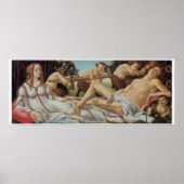 Poster Venus and Mars by Sandro Botticelli (Devant)