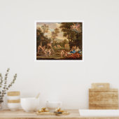 Poster Vénus dans la Forge de Vulcan, 18ème siècle (Cuisine)