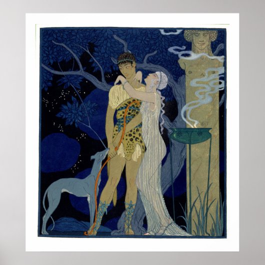Poster Vénus et Adonis (colour litho) (Devant)