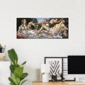 Poster Vénus et Mars, Sandro Botticelli (Bureau à domicile)