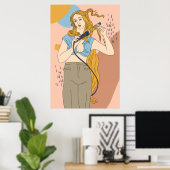 Poster Vénus moderne (Bureau à domicile)