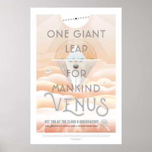 Poster Venus - Tourisme spatial (Devant)