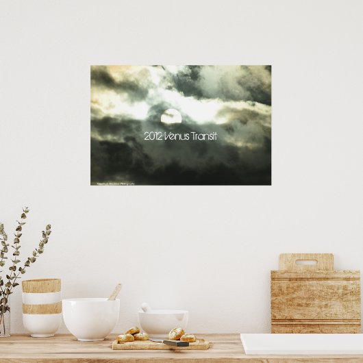 Poster Venus Transit 2012 (Cuisine)