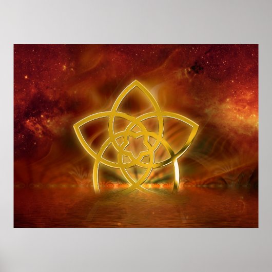 Poster VENUSBLUME aufsteigend (Devant)