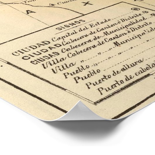 Poster Veracruz, Mexique (Coin)