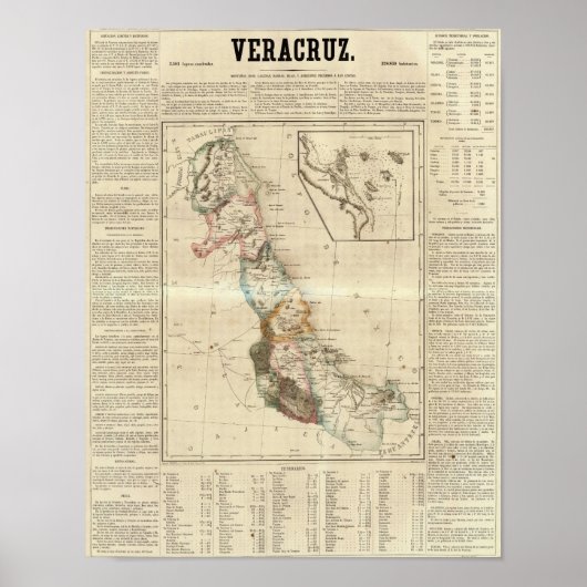 Poster Veracruz, Mexique 2 (Devant)