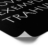 Poster Verba movent exempla trahunt (Coin)