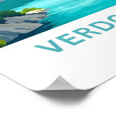 Poster Verdon Gorge France Imprimer (Coin)