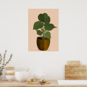 Poster Verdure 2 Dessins Boho Simples Boho Chic Aestheti (Cuisine)