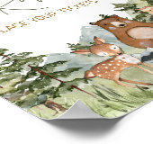 Poster Verdure Bois Animaux Repas de couches (Coin)