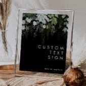 Poster Verdure et Or | Cartes noires et cadeaux personnal