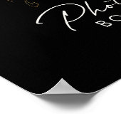 Poster Verdure et or | Symbole noir du boîtier photo (Coin)