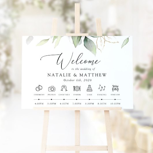 Poster Verdure, Eucalyptus Feuilles, Chronologie Mariage
