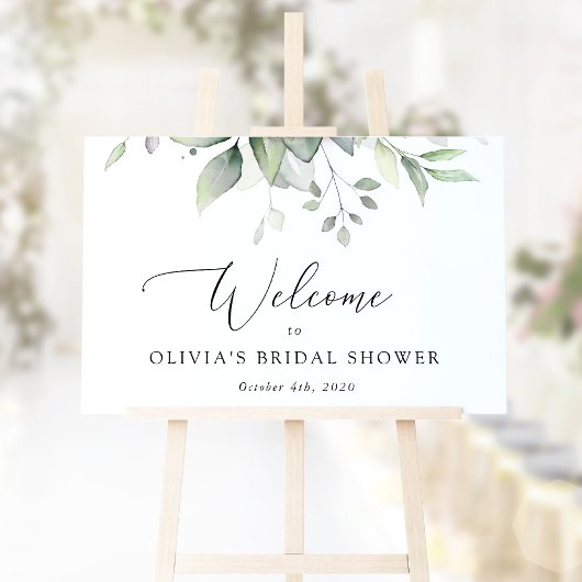 Poster Verdure, Feuilles d'eucalyptus, Boho, Accueil de m