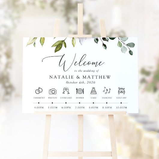 Poster Verdure, Feuilles d'Eucalyptus, Chronologie de Mar