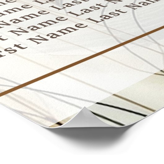 Poster Verdure humide Botanique Moderne Siège Botanique (Coin)