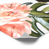 Poster Verdure tropicale de la jungle | Accessoire photo  (Coin)