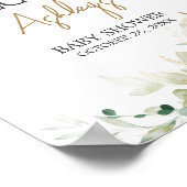 Poster Verdure Un Baby shower D'Accueil Un Peu Citrouille (Coin)