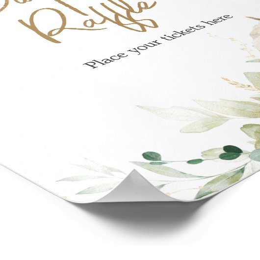 Poster Verdure Un Petit Raffle Citrouille De Déchets (Coin)