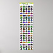 Poster Verf Mijn kikker (Voorkant)