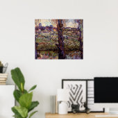 Poster Verger en fleurs, Arles par Vincent van Gogh (Bureau à domicile)