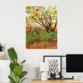 Poster Verger en fleurs de Vincent van Gogh (Bureau à domicile)