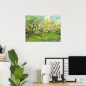 Poster Verger en fleurs par Vincent van Gogh (Bureau à domicile)
