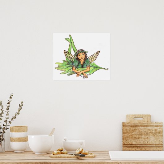 Poster Veridien Green Pixie Fairy JL Biel (Cuisine)