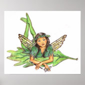 Poster Veridien Green Pixie Fairy JL Biel (Devant)