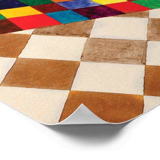 Poster Vérificateur par Wassily Kandinsky (Coin)