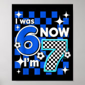 Poster Vérification Bleue J'avais 6 ans Maintenant J'ai 7 (Devant)