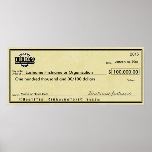 Poster Vérification en blanc pour les concours et les bou (Devant)