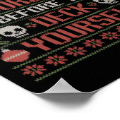 Poster Vérifie-Toi Avant Que Tu Ne T'Éclairques Noël Vila (Coin)