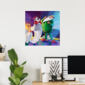 Poster Vérifier deux fois Père Noël (Bureau à domicile)