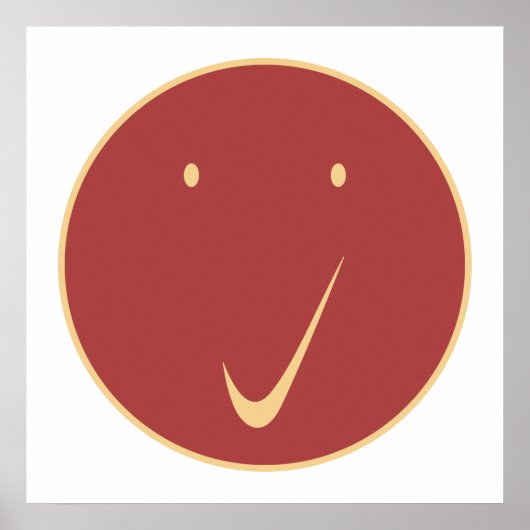 Poster Vérifier la face - Tick, Cr/Red. (Devant)