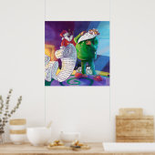 Poster Vérifiez-le deux fois le Père Noël (Cuisine)