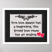 Poster Véritable Amour (Devant)