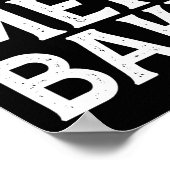 Poster Véritable Cuisine pour hommes - Baking Drôle (Coin)