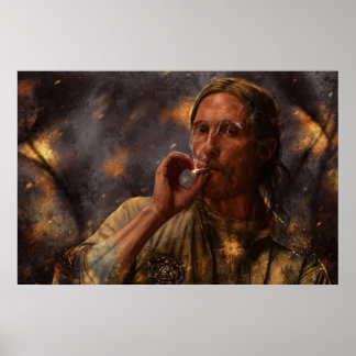Poster Véritable détective rouille Cohle 2014