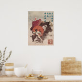 Poster Véritable Force Murale Zen Karaté Sumi-e (Cuisine)